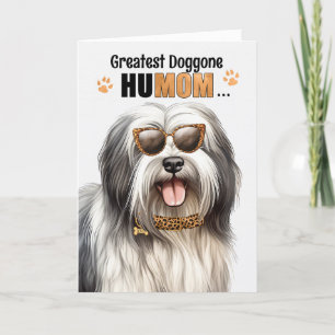 Lowchen Dog Beste HuMOM Ooit Moederdag Feestdagen Kaart
