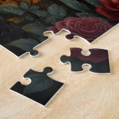 Lowchen gotische Halloween-portretkunst Legpuzzel (Zijkant)