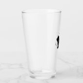 Lowchen-hond � Halloween-maan Silhouette Klassiek  Glas (Rechts)
