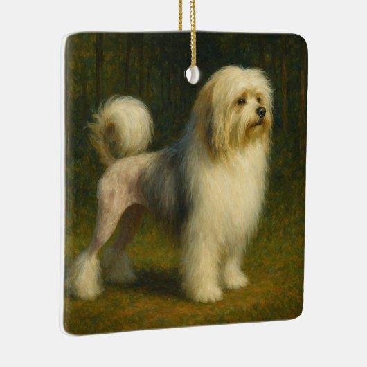 Lowchen Keramisch Ornament (Rechts)