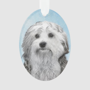 Lowchen Painting - Keer originele Dog Art Ornament