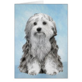 Lowchen schilderen - Kute Original Dog Art (Voorkant)