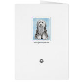 Lowchen schilderen - Kute Original Dog Art (Achterkant)