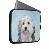 Lowchen schilderen - Kute Original Dog Art Laptop Sleeve (Voorkant Rechts)