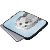 Lowchen schilderen - Kute Original Dog Art Laptop Sleeve (Voorkant onderkant)