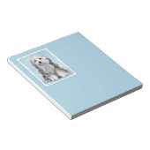 Lowchen schilderen - Kute Original Dog Art Notitieblok (Schuin)