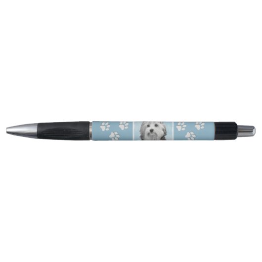 Lowchen schilderen - Kute Original Dog Art Pen (Voorkant)