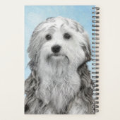 Lowchen schilderen - Kute Original Dog Art Planner (Achterkant)