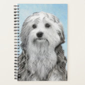Lowchen schilderen - Kute Original Dog Art Planner (Voorkant)