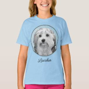 Lowchen schilderen - Kute Original Dog Art T-shirt