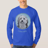 Lowchen schilderen - Kute Original Dog Art T-shirt (Voorkant)