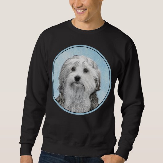Lowchen schilderen - Kute Original Dog Art Trui (Voorkant)