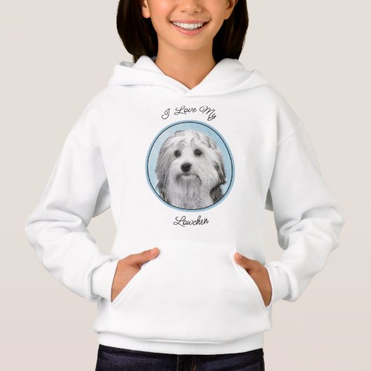Lowchen Schilderij - Mooie Originele Honden Kunst (Voorkant)
