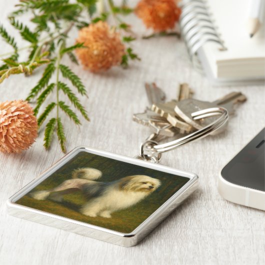 Lowchen Sleutelhanger (Zijkant)