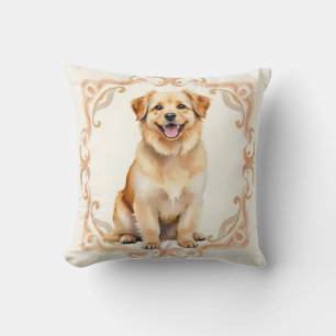 Lowchen Watercolor Sierkunst Wervelende Kunst Kussen