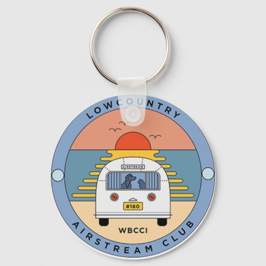 Lowcountry Airstream-Sleutelhanger Sleutelhanger (Achterkant)