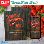 Lowcountry Boil Crawfish Party rustiek Kaart