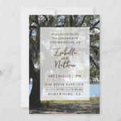 Lowcountry bruiloft uitnodiging (eiken) (Voorkant)