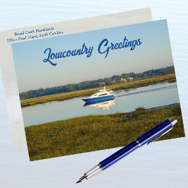 Lowcountry Greetings Broad Creek Hilton Head SC Briefkaart