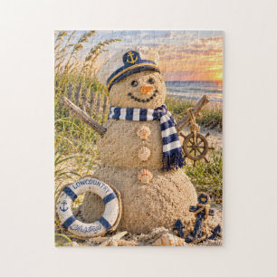 Lowcountry Kerstman Zand Sculptuur Legpuzzel