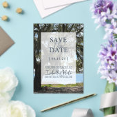 Lowcountry save the date (eiken) acryl uitnodigingen (Insitu (Huwelijk))