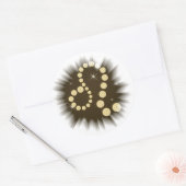 Löwe 23. Juli bis 22. August Aufkleber Ronde Sticker (Envelop)