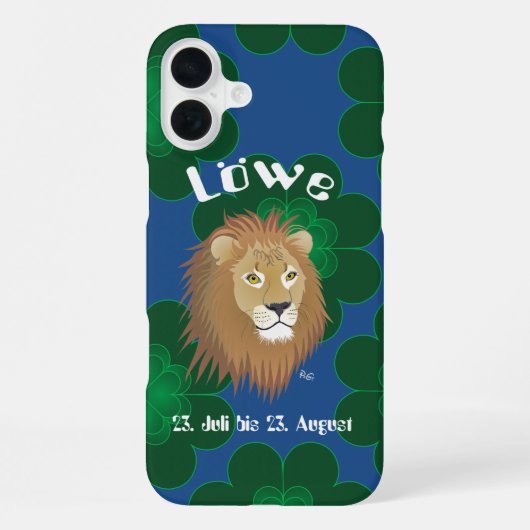Löwe 23. Juli bis 22. August iPhone Hüllen Hoesje (Achterkant)