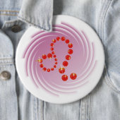 Löwe 23. Juli bis 22. Augustus Buttonnen Ronde Button 6,0 Cm (In situ)