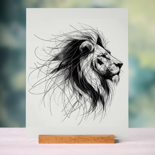 Löwe Acryl Bord (Neutraal)