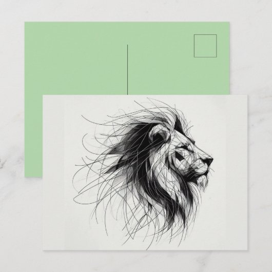 Löwe Briefkaart (Voorkant / Achterkant)