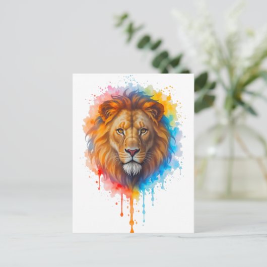 Löwe Briefkaart (Staand voorkant)