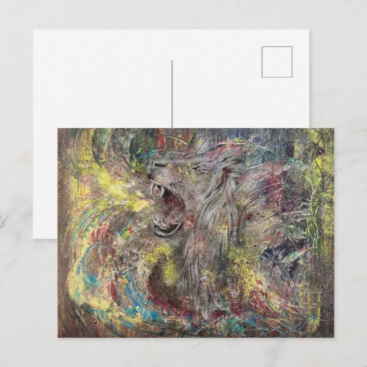 Löwe Briefkaart (Voorkant / Achterkant)