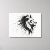 Löwe Canvas Afdruk (Voorkant)