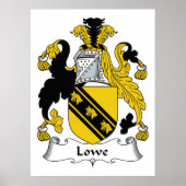 Lowe Family Crest Poster (Voorkant)