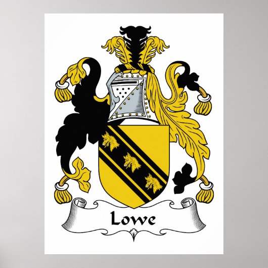 Lowe Family Crest Poster (Voorkant)