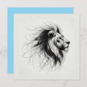 Löwe Feestdagenkaart (Voorkant / Achterkant)