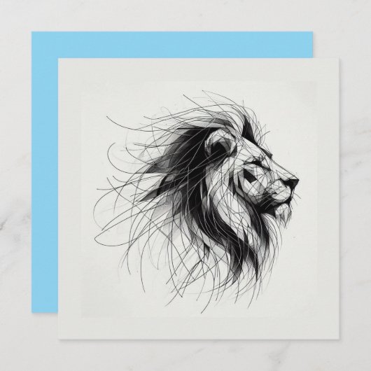 Löwe Feestdagenkaart (Voorkant / Achterkant)