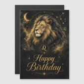 Löwe Happy Birthday Sternzeichen Design (Voorkant / Achterkant)