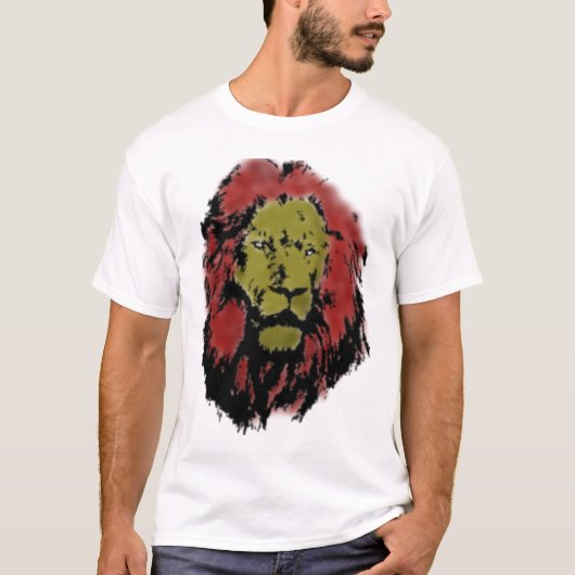 Löwe Kopf lion head T-shirt (Voorkant)