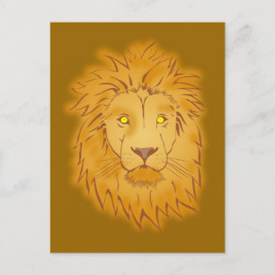 Löwe Löwenkopf leeuwenkopf Briefkaart