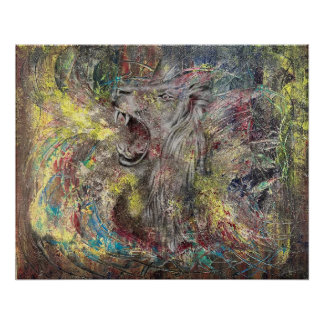 Löwe  perfect poster