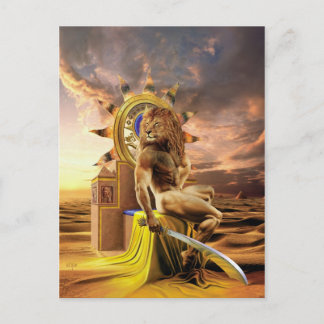 Löwe - Postkarte Briefkaart