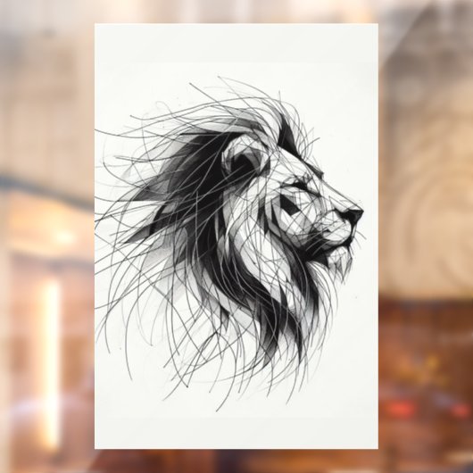 Löwe Raamsticker (Vel 2)