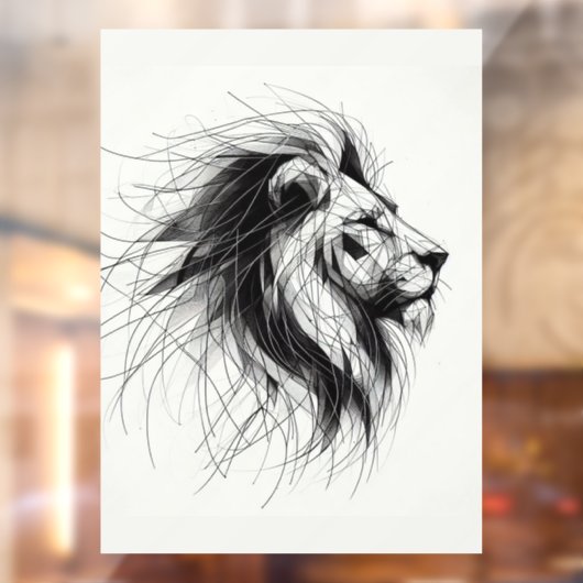 Löwe Raamsticker (Vel 2)