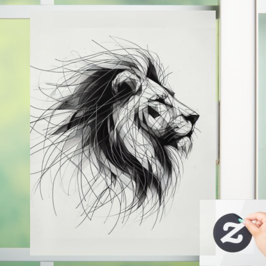 Löwe Raamsticker (Huis)