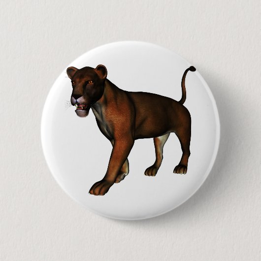Löwe Ronde Button 5,7 Cm (Voorkant)