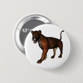 Löwe Ronde Button 5,7 Cm (Voorkant /achterkant)