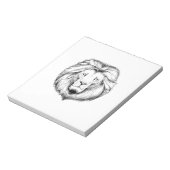 Löwe  Schreib Notiz Block Notitieblok (Linkerzijde)