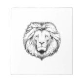 Löwe  Schreib Notiz Block Notitieblok (Voorkant)