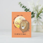 Löwe Sternzeichen Postkarte Briefkaart (Staand voorkant)
